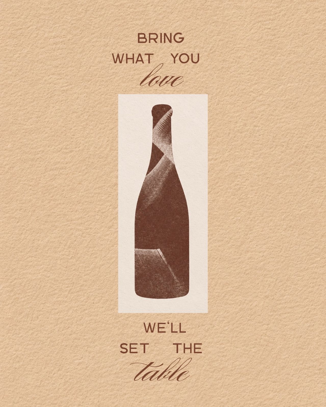 Bring what you love
